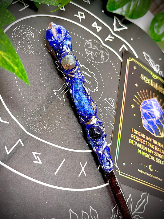 The Star Seeker - Handmade Crystal Wand