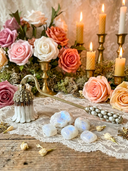 Moon Garden Tulip Candle Snuffer ✧ Ritual Tool