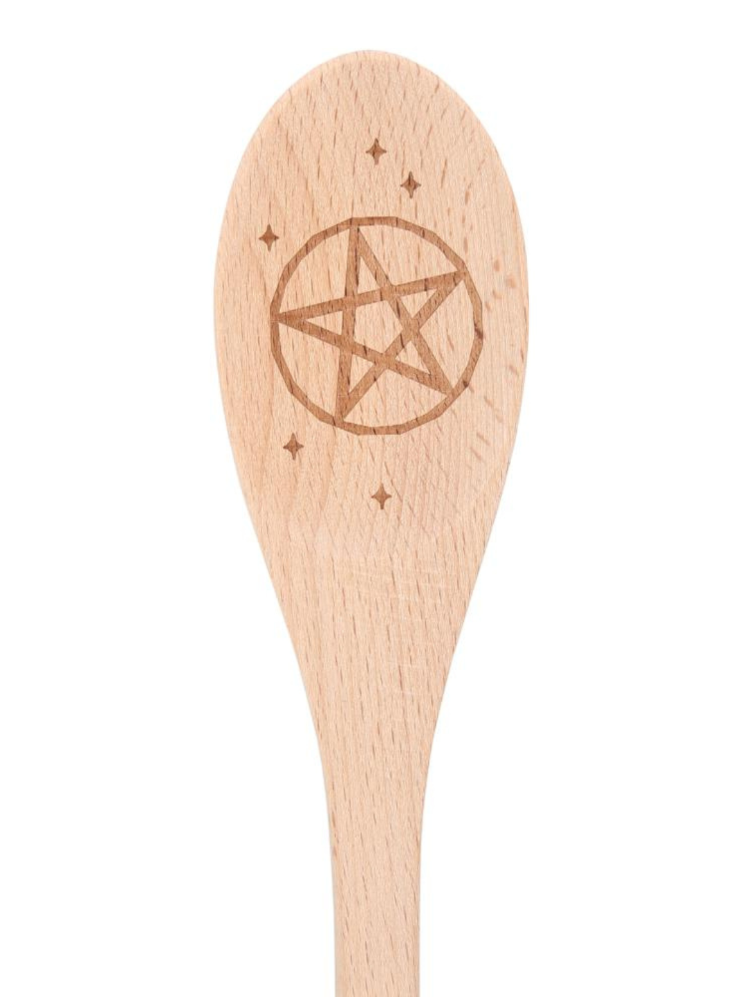 "Stirring up Magic" Kitchen Witch Wooden Spoon