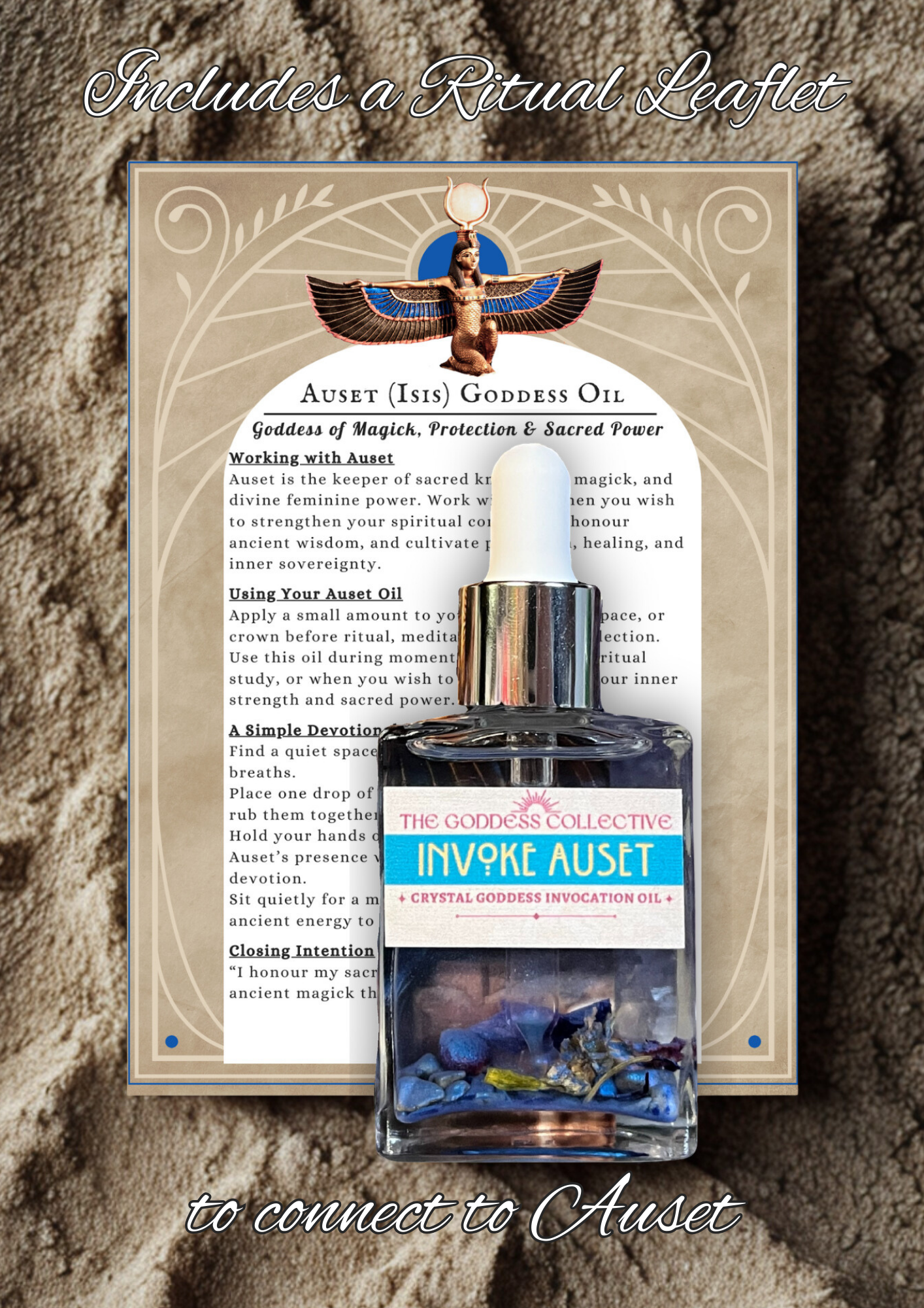 Auset Goddess Oil | Devotional Ritual Oil for Magick, Protection & Sacred Power