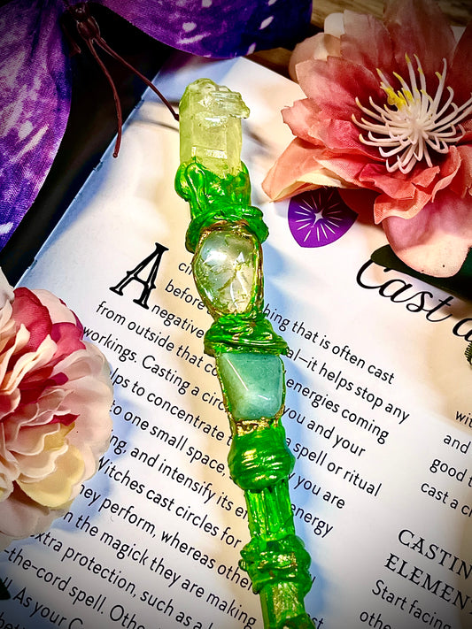 Golden Grove Enchanter Crystal Wand