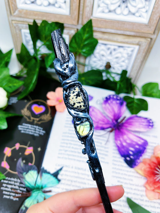 The Darkmoon - Handmade Crystal Wand