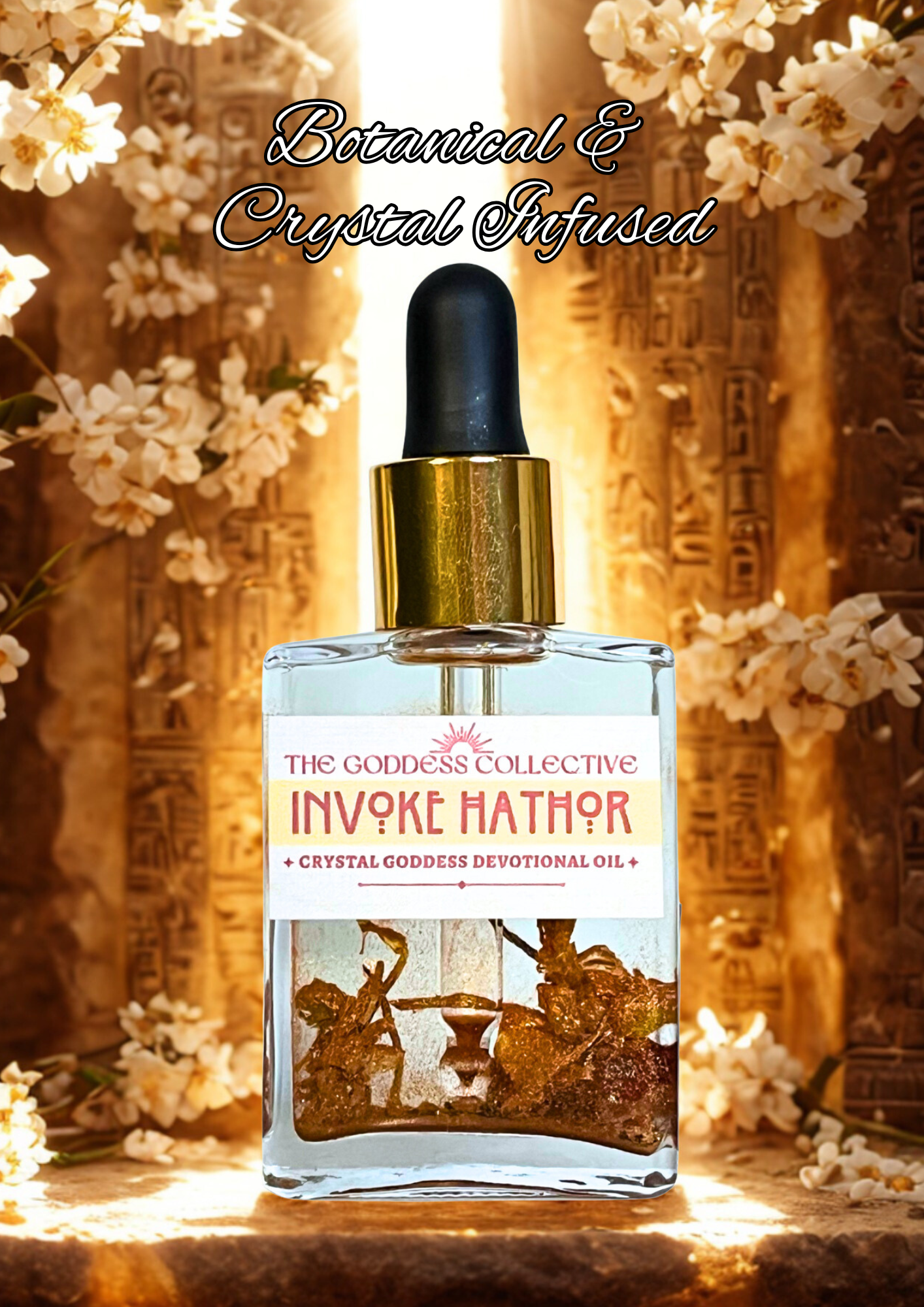 Hathor Goddess Oil | Devotional Ritual Oil for Love, Joy & Confidence