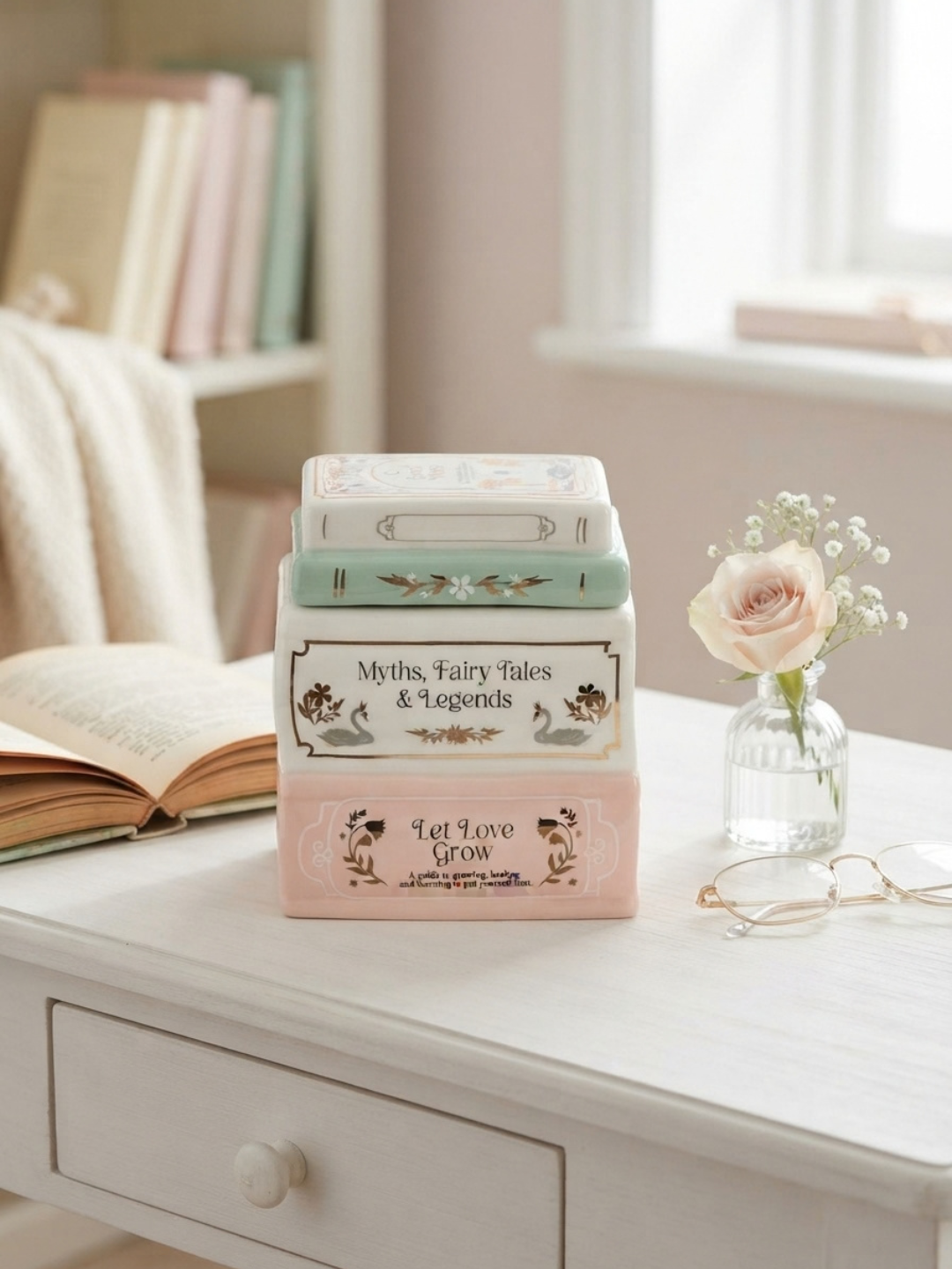 Book Stack Oil Burner & Wax Warmer
