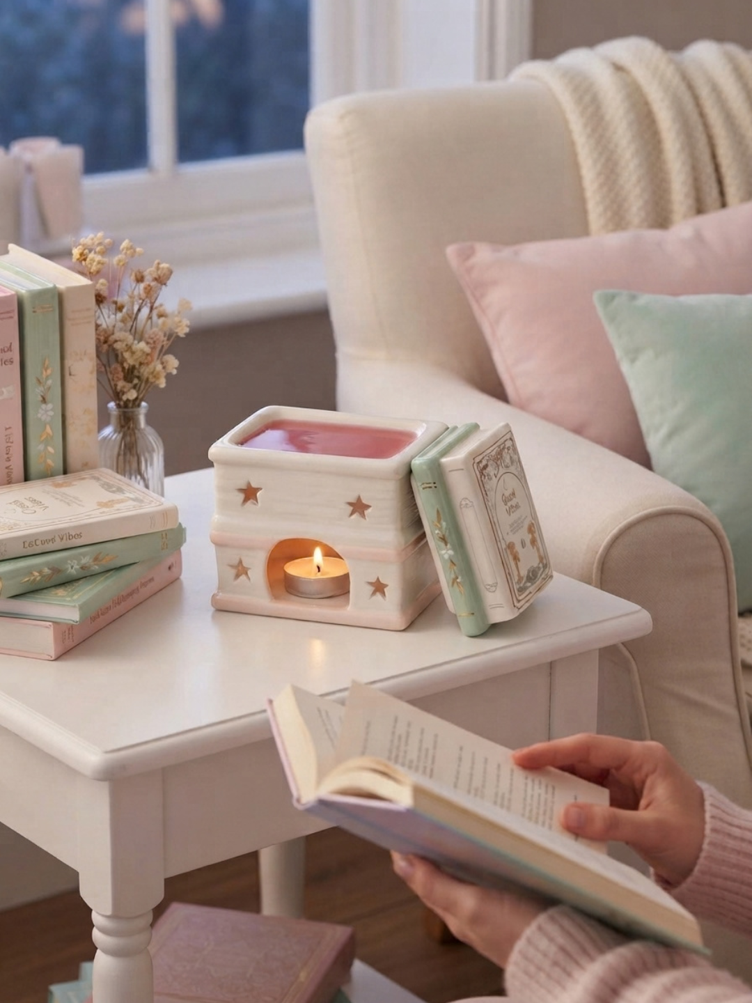 Book Stack Oil Burner & Wax Warmer