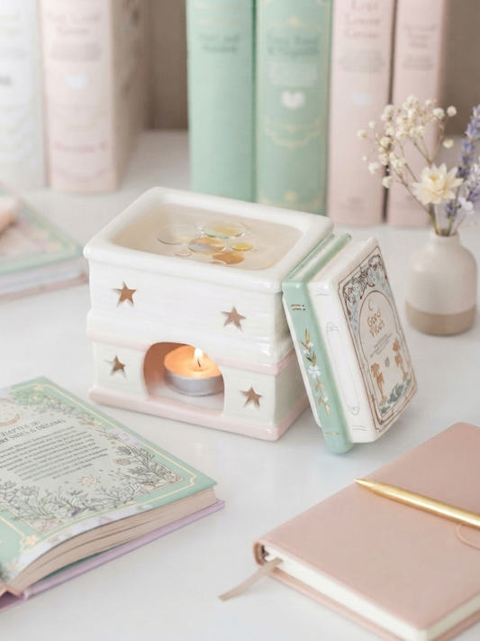 Book Stack Oil Burner & Wax Warmer