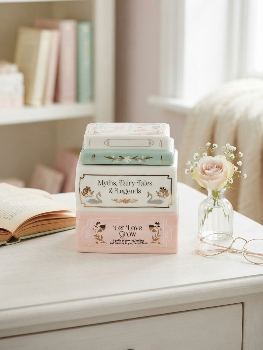 Book Stack Oil Burner & Wax Warmer