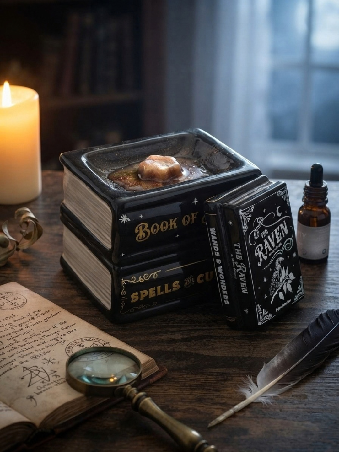 Book of Spells Oil Burner & Wax Warmer
