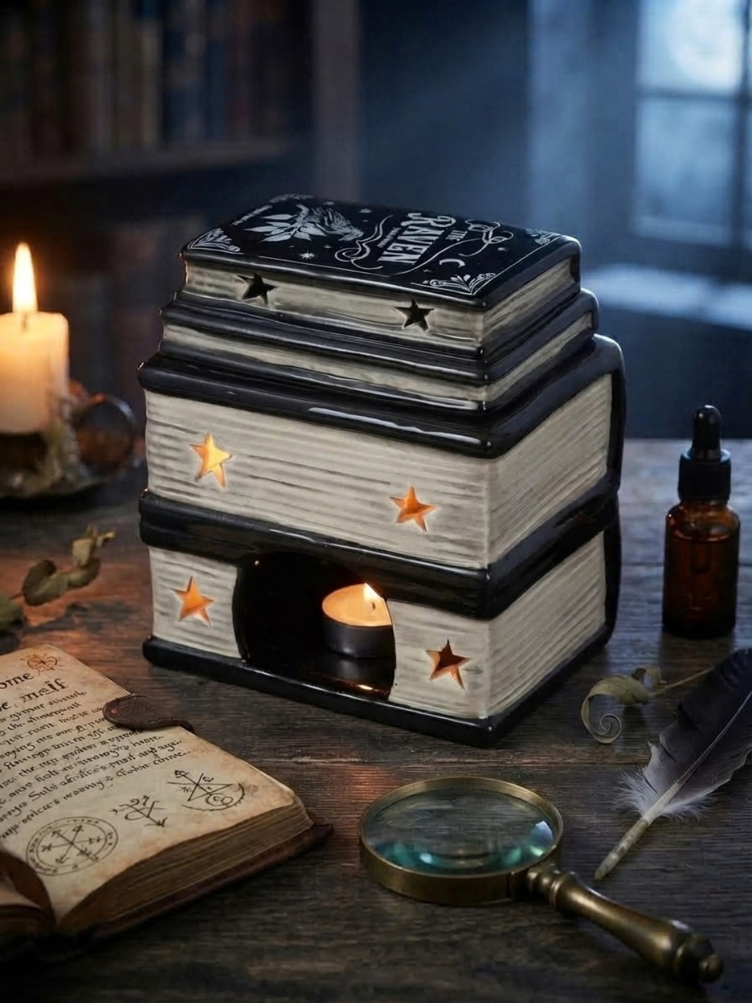 Book of Spells Oil Burner & Wax Warmer