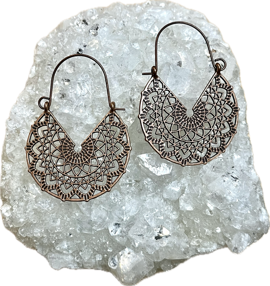 Boho Bronze Earrings