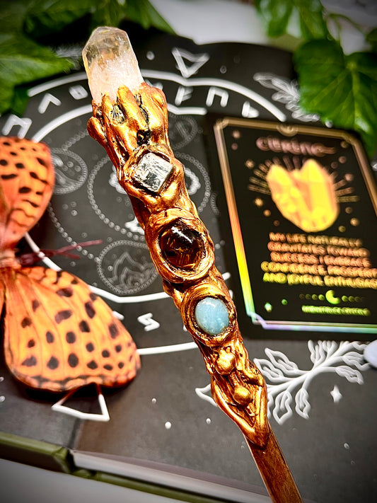 The Fortune Bringer Crystal Wand