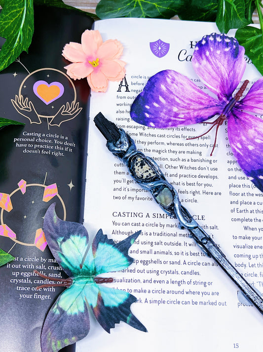 The Darkmoon - Handmade Crystal Wand