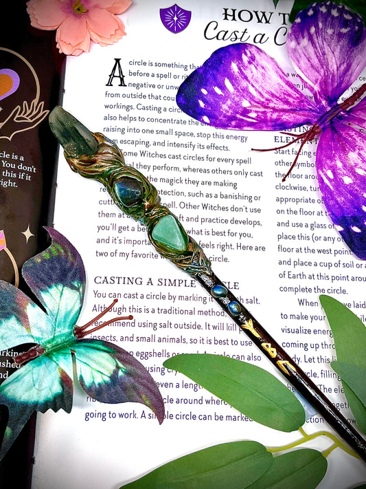 The Spirit Reviver - Handmade Crystal Wand