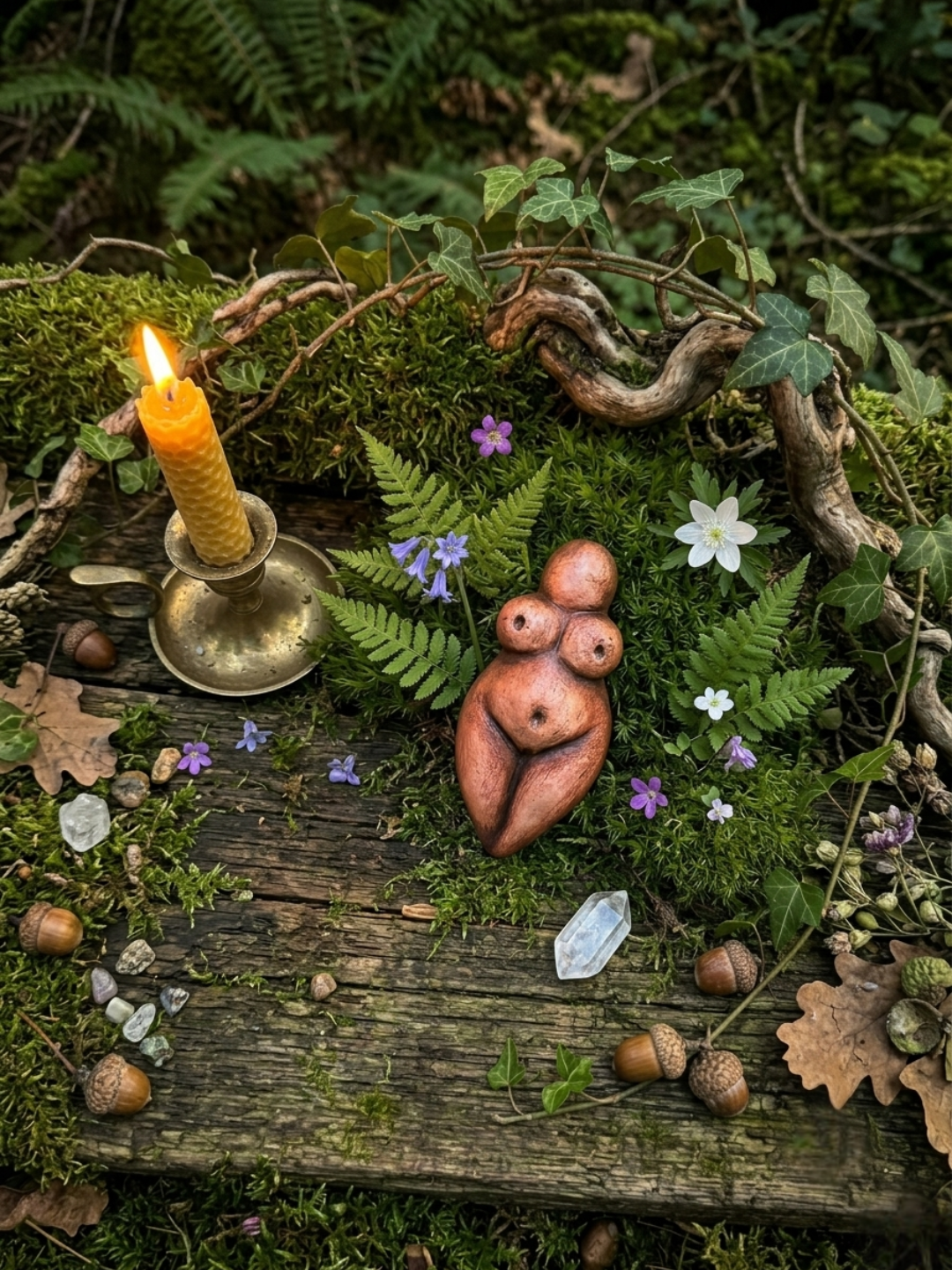 Sligachan Fae Handcrafted Altar Goddess - Ancient