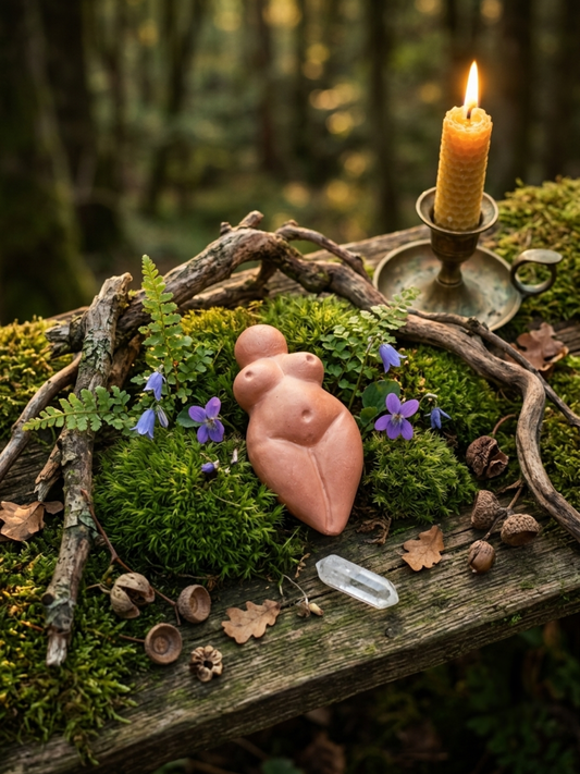 Sligachan Fae Handcrafted Altar Goddess - Natural