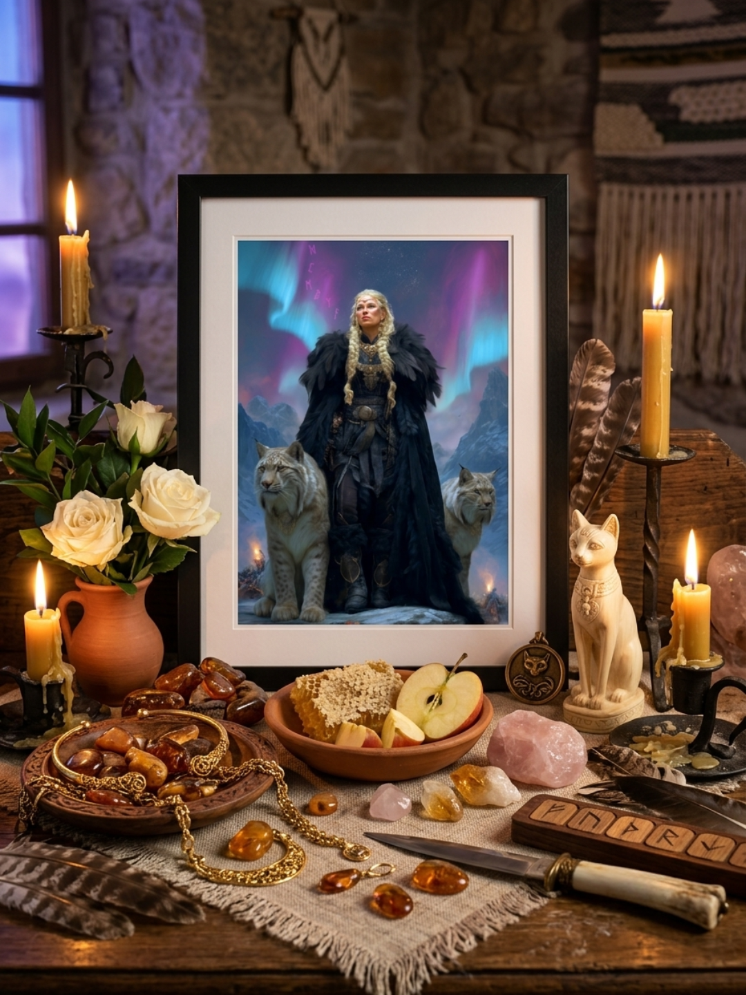 Freya Devotional Art Print