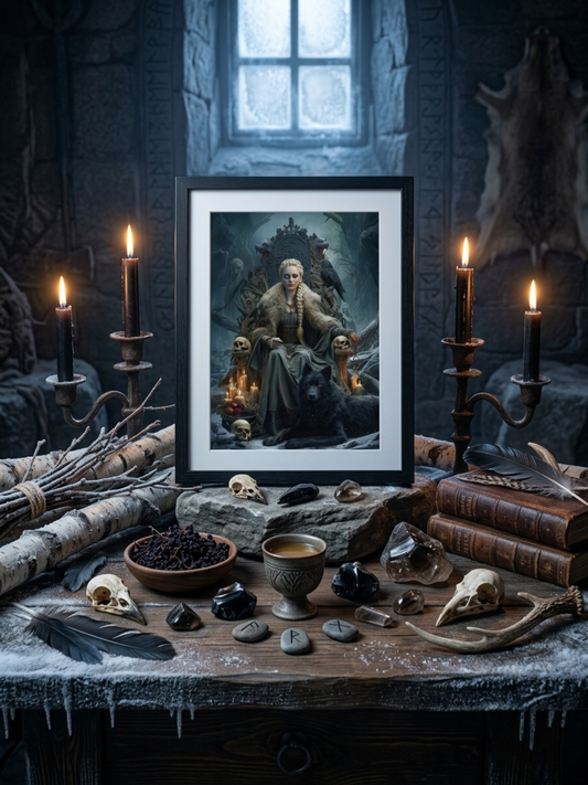 Hel Devotional Art Print