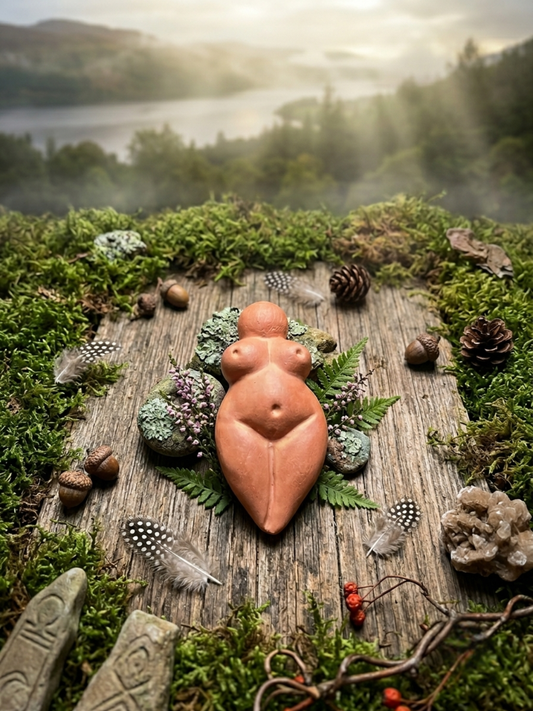 Loch Ness Handcrafted Altar Goddess – Natural