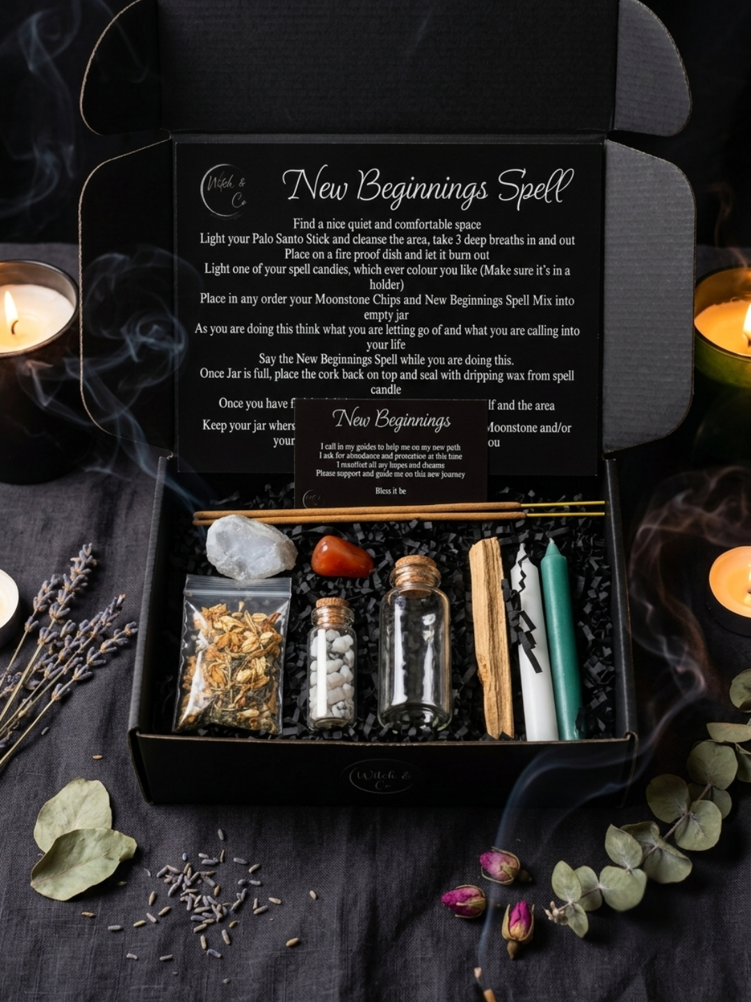New Beginnings Ritual Kit | Manifestation & Intention Setting Spell Kit for Fresh Starts