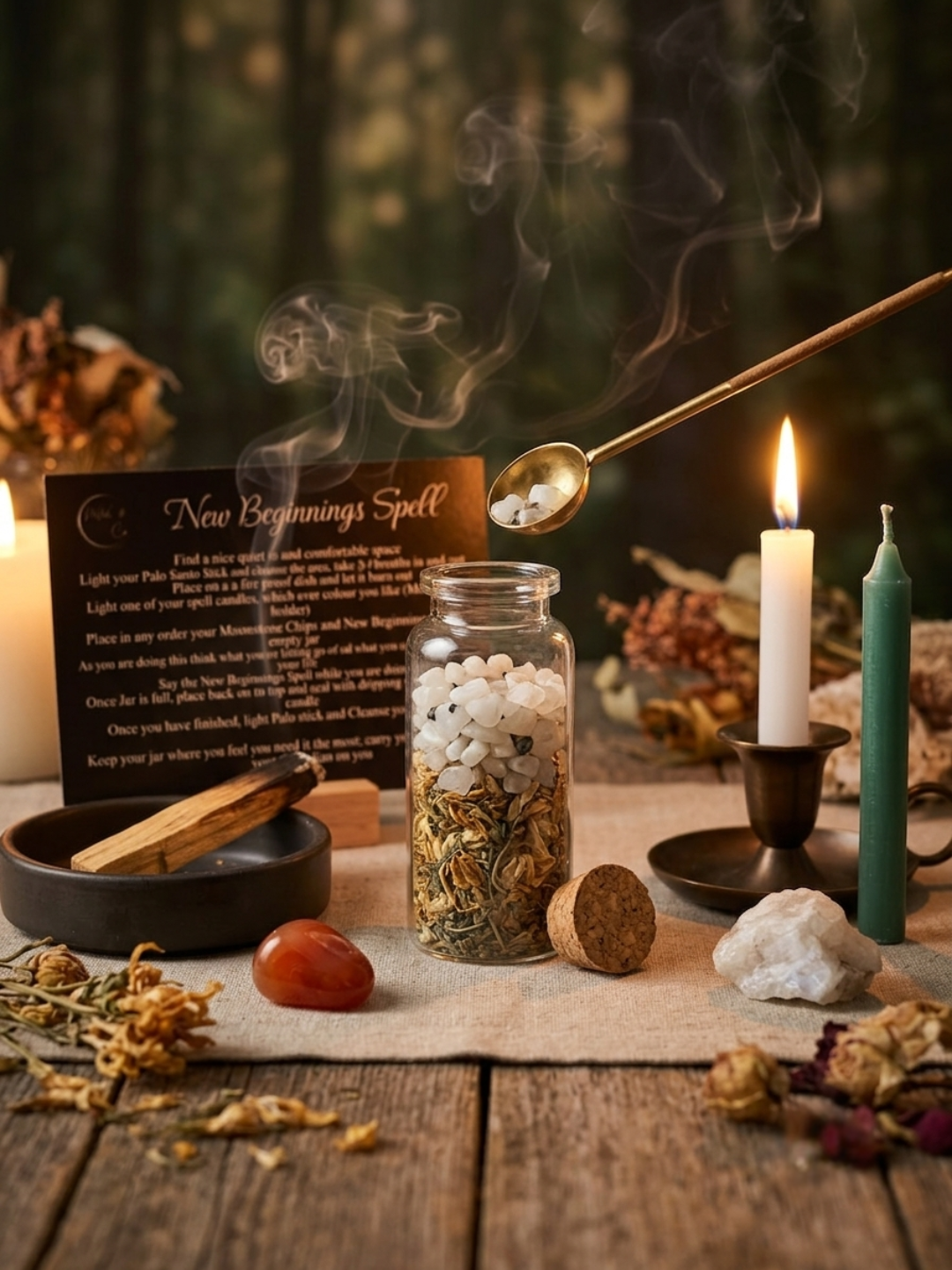 New Beginnings Ritual Kit | Manifestation & Intention Setting Spell Kit for Fresh Starts