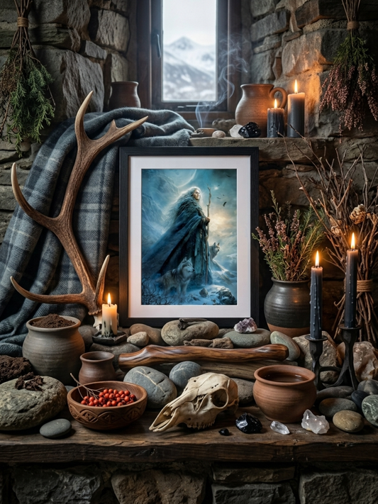 The Cailleach Devotional Art Print