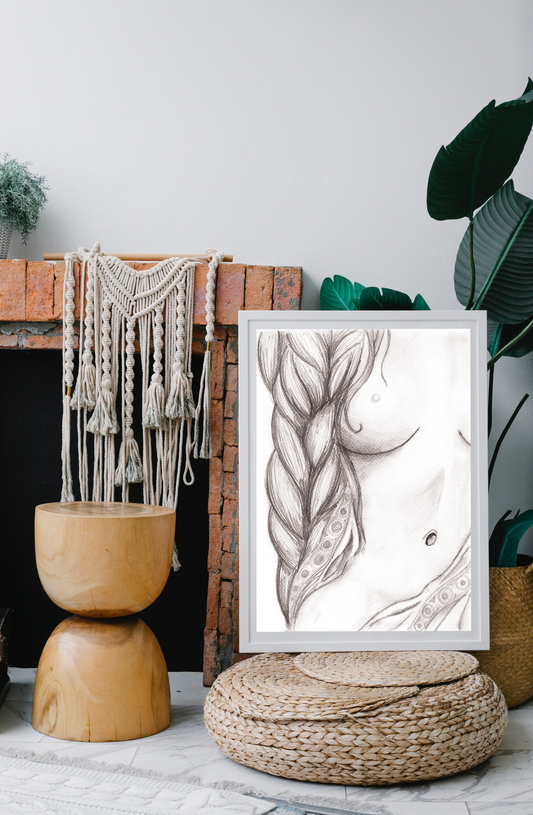 Braided Art Print