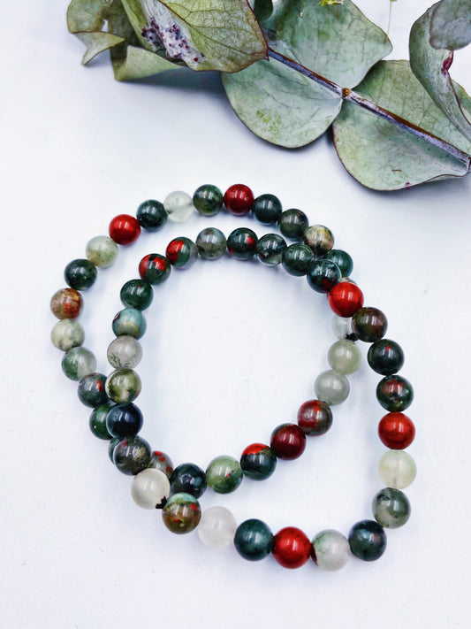 African Bloodstone Bracelets
