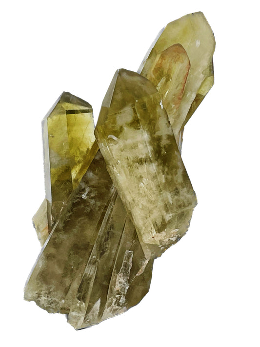 Large Natural Smoky Citrine Cluster