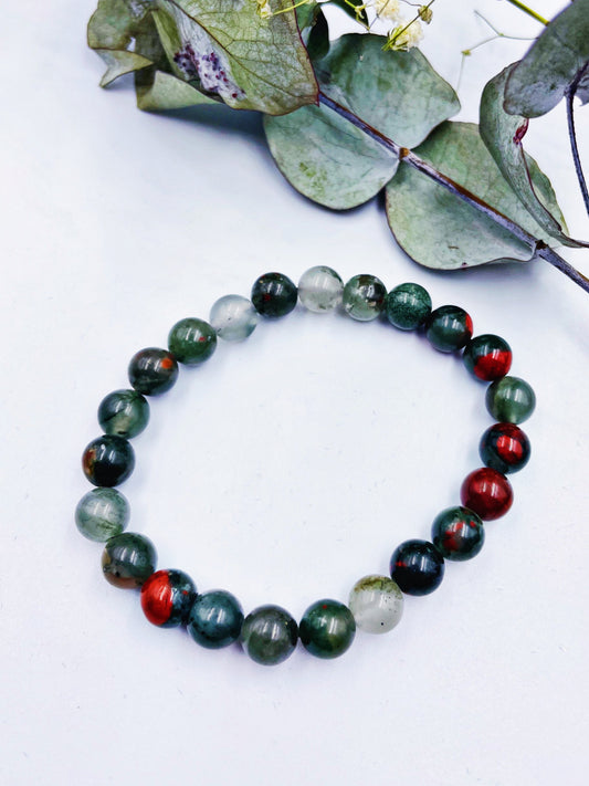 African Bloodstone Bracelets