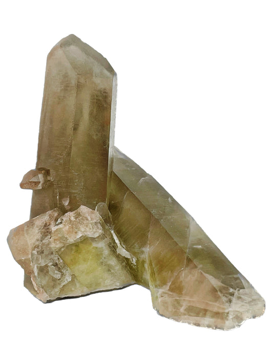 Large Natural Smoky Citrine Cluster