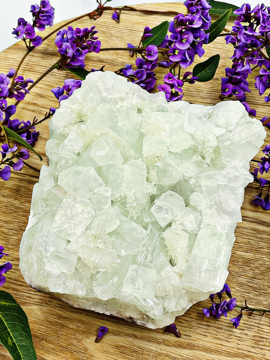 Large Green Apophyllite Cluster