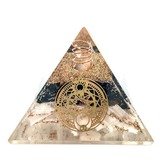 Black Tourmaline & Selenite Organite