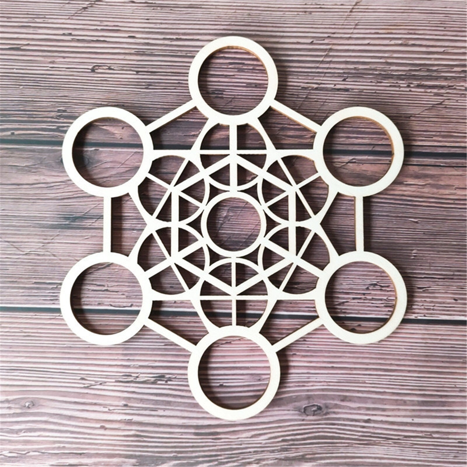 Metatron Wooden Multiple Sphere Stand & Grid – Ink Moon