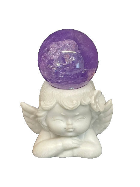 Angel Resin Sphere Stands