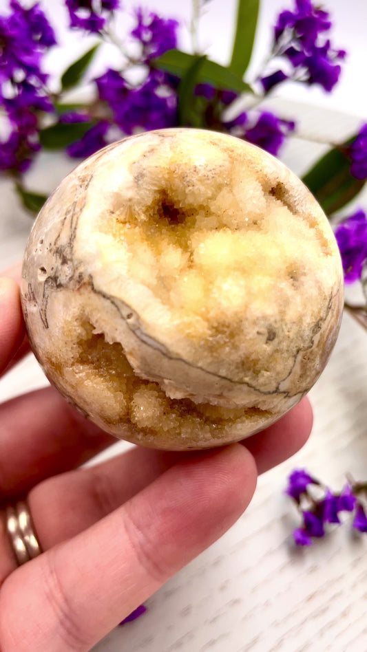 Sphalerite Druzy Sphere