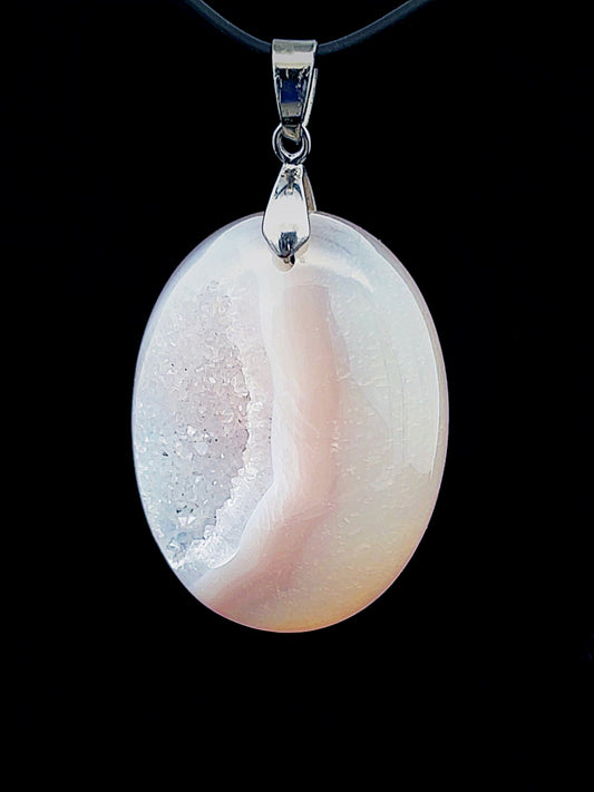 Agate Druzy Pendants
