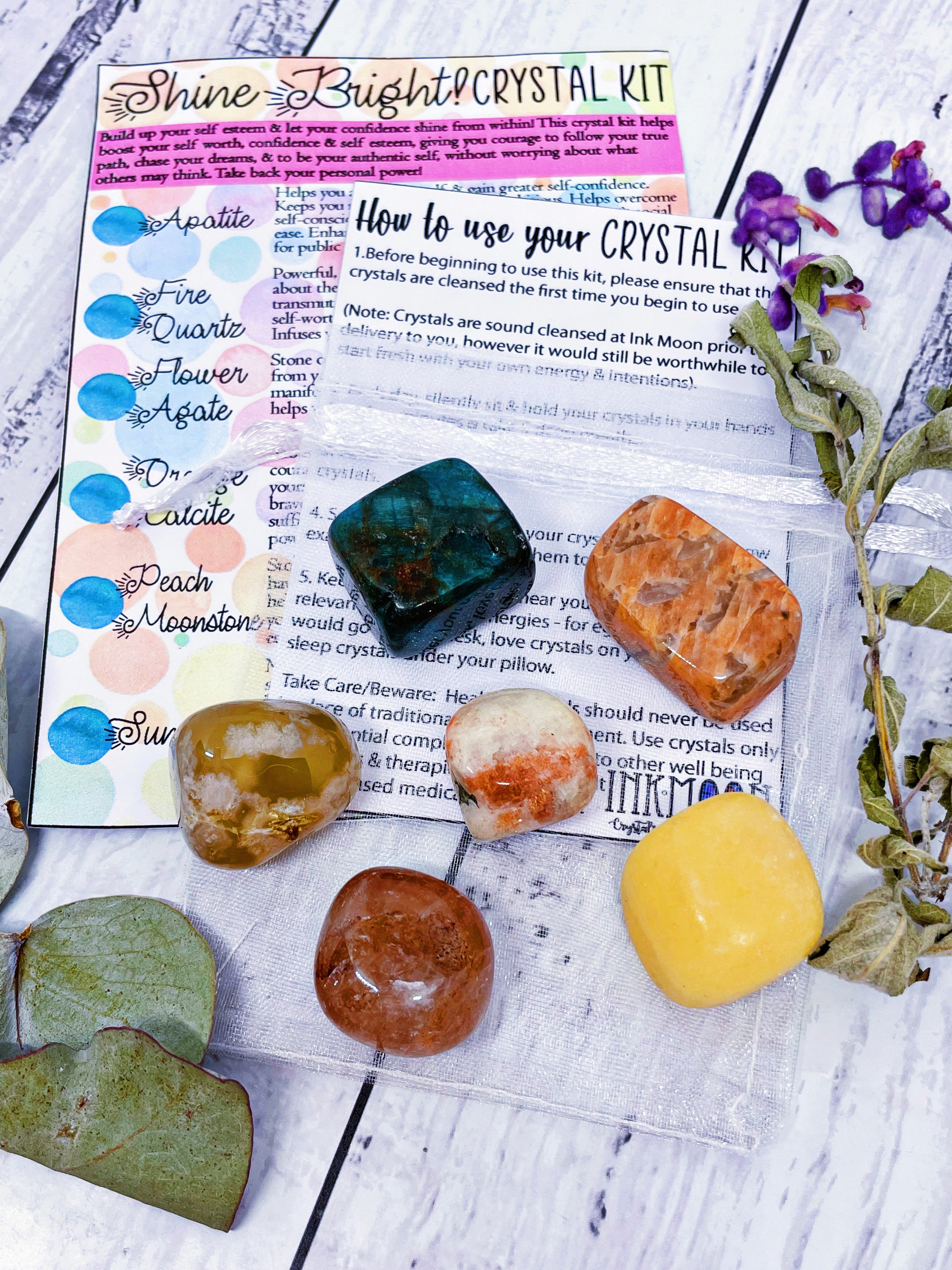Shine Bright! Crystal Kit - Confidence – Ink Moon