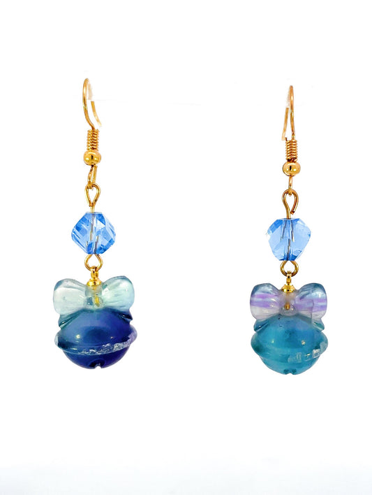 Fluorite Bell Earrings