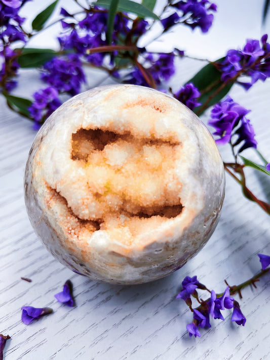 Sphalerite Druzy Sphere