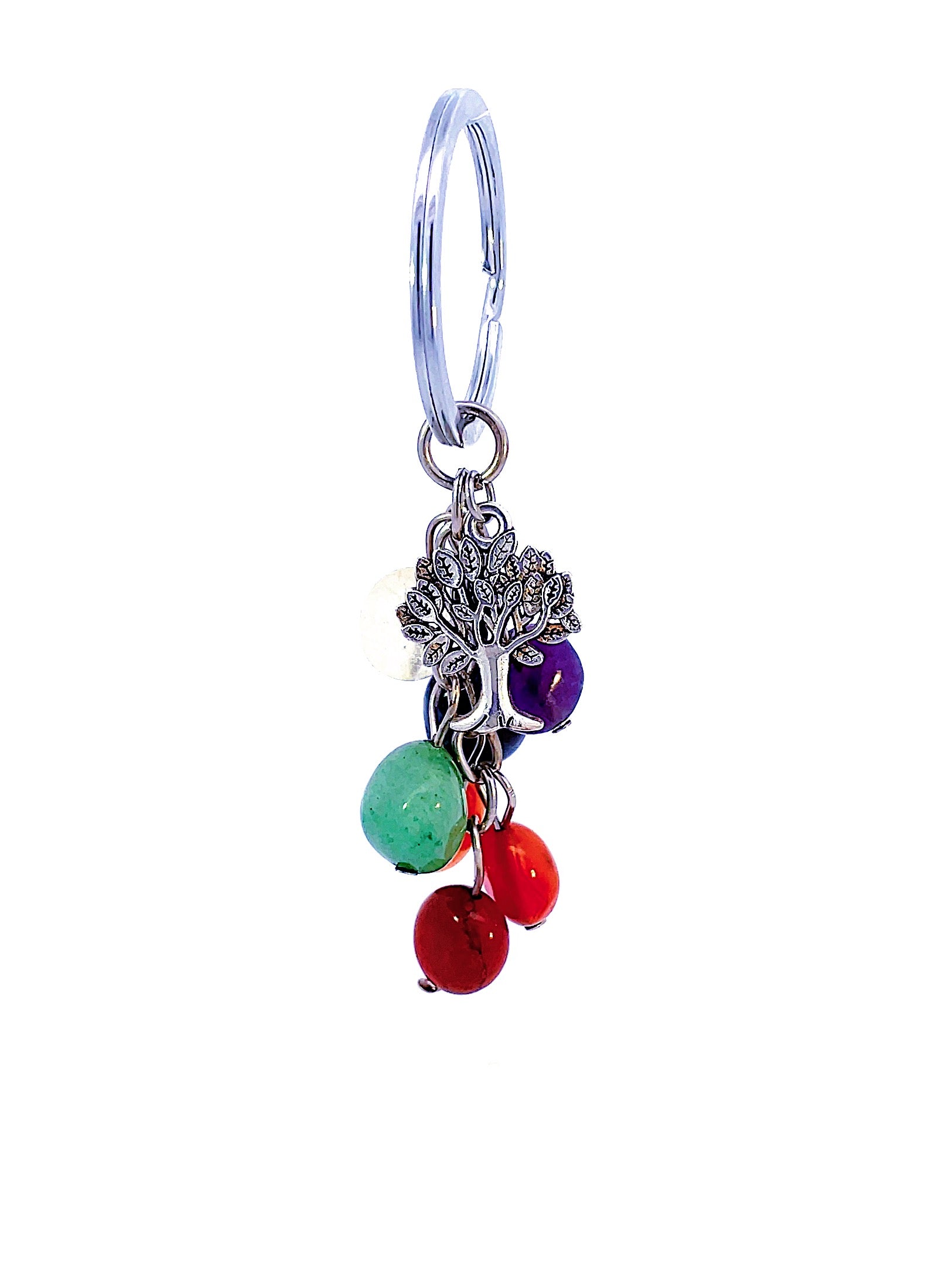 Netted Crystal Key Rings Chakra Crystal Keyrings – Ink Moon