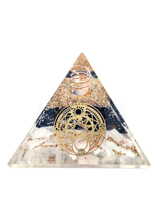 Black Tourmaline & Selenite Organite